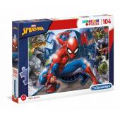 Clementoni puzzle 104 el Super Kolor SpiderMan 