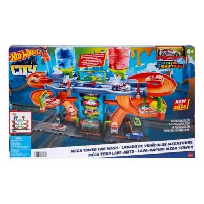 Hot Wheels City Zakręcona megamyjnia HDP05