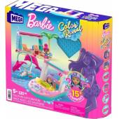 Mega Bloks Zestaw Klocków Barbie Color Reveal Przygoda z delfinami  HHW83