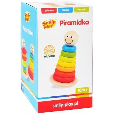 Smily Play Piramidka drewniana 