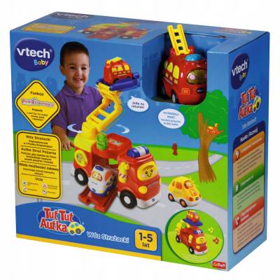 Vtech Zestaw Wóz Strażacki Tut Tut Autka 