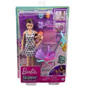 Barbie Opiekunka Lalka Skipper Wózek + bobas 