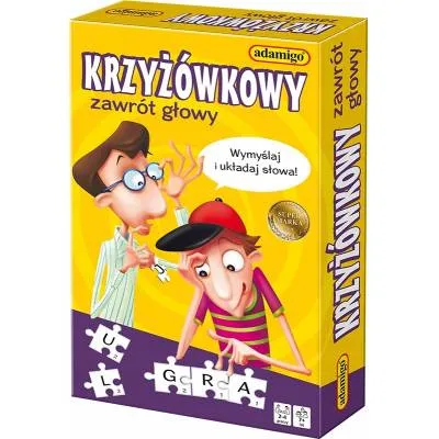 Adamigo Krzyżówkowy zawrót głowy Gra puzzlowa 