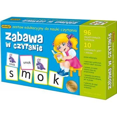 Adamigo Zabawa w czytanie zestaw edukacyjny 