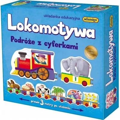 Adamigo Lokomotywa - podróże z cyferkami