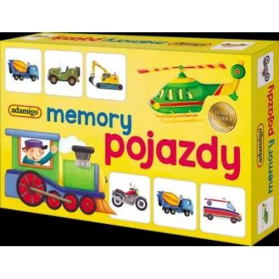 Adamigo Gra zręcznościowa Gra Memory Pojazdy 