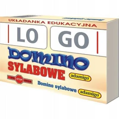 Gra Domino sylabowe - układanka edukacyjna 