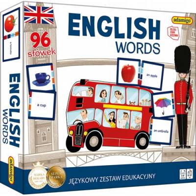 Adamigo Językowy zestaw edukacyjny English words 07622