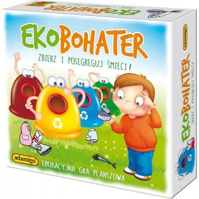 Ekobohater - edukacyjna gra planszowa Adamigo