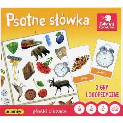 Adamigo Gra zręcznościowa Psotne słówka Głoski ciszące ś ź ć dź 