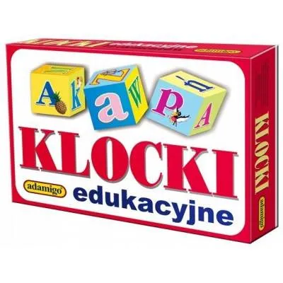 Adamigo Klocki edukacyjne 18 elementowe