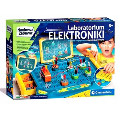 Clementoni Naukowa zabawa Laboratorium elektroniki 