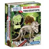 Clementoni Naukowa zabawa Triceratops fluo 