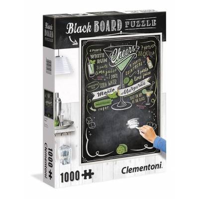 Clementoni puzzle 1000 el BLACK BOARD Cheers 