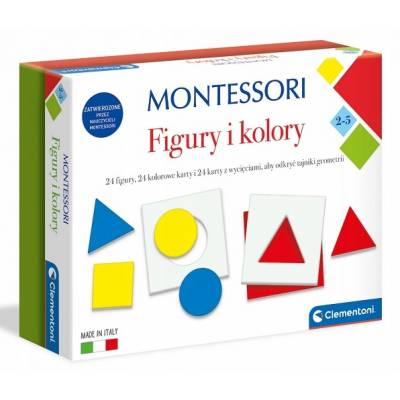 Clementoni Montessori Figury i kolory 