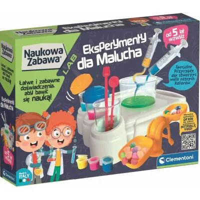Clementoni Naukowa zabawa Eksperymenty dla malucha 