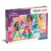 Clementoni puzzle 24 el maxi Super Kolor Princess 