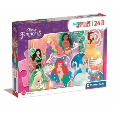 Clementoni puzzle 24 el maxi Super Kolor Princess 