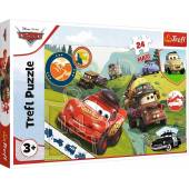 Trefl Puzzle MAXI 24 el Wesołe auta Disney Cars 3 