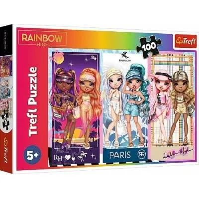 Trefl Puzzle 100 el Tęczowe laleczki Rainbow High