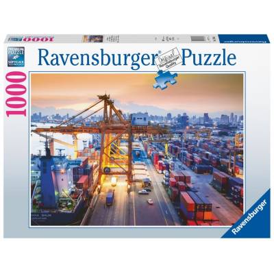 Ravensburger puzzle 1000 el Port kontenerowy w Hamburgu