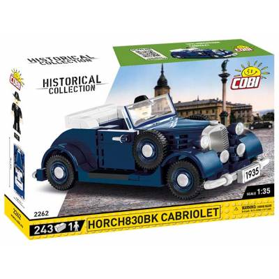Cobi klocki WWII 1935 Horch 830 Cabriolet