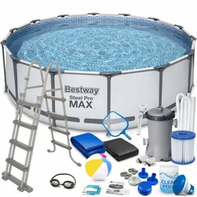 Basen ogrodowy stelażowy 457 x 122 cm 17w1 Bestway 56438