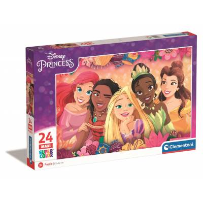 Clementoni puzzle 24 el maxi Super Kolor Disney Princess