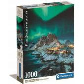Clementoni puzzle 1000 el Compact Lofoten Islandis
