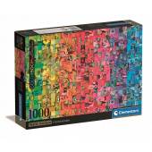 Clementoni puzzle 1000 el Compact Colorboom Collection