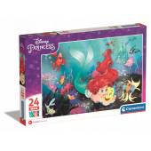Clementoni puzzle 24 el maxi SuperKolor Little Mermaid