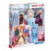 Clementoni puzzle 2x20 el Super Kolor Frozen 2