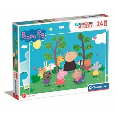 Clementoni puzzle 24 el maxi Super Kolor świnka Peppa