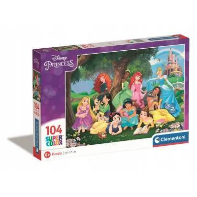 Clementoni puzzle 104 el Super Kolor Disney Princess