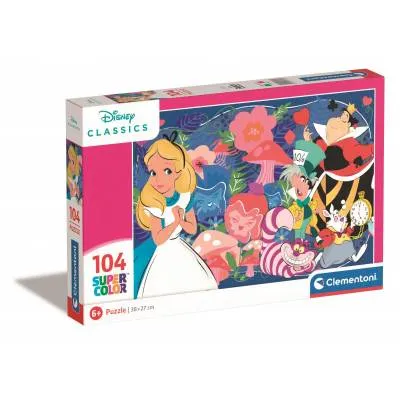 Clementoni puzzle 104 el Super Kolor Disney Classic Alice 