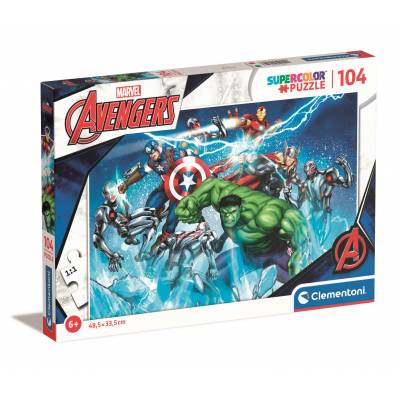 Clementoni puzzle 104 el Super Kolor Marvel Avengers