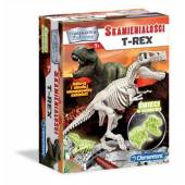 Clementoni Naukowa zabawa Skamieniałości T-Rex fluo