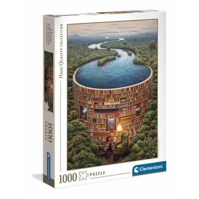 Clementoni puzzle 1000 el HQC Bibliodame