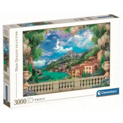 Clementoni puzzle 3000 el HQ Lush Terrace on Lake