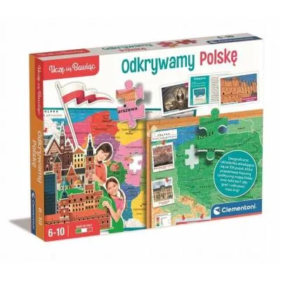 Clementoni Puzzle odkrywamy Polskę