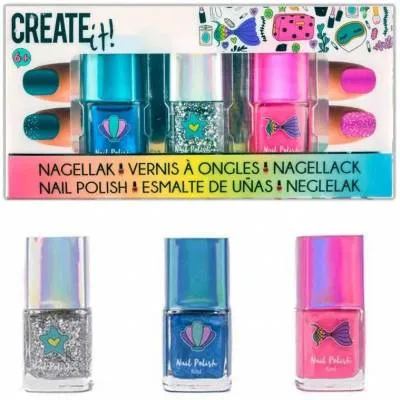 CREATE IT! lakier do paznokci Mermaid 3pak 84134  