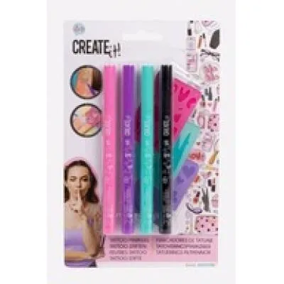 Create It Pisaki do Robienia Tatuaży 4 Sztuki