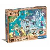 Clementoni puzzle 1000 el Story Maps Frozen 