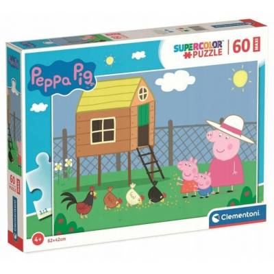 Clementoni puzzle 60 el maxi Super Kolor świnka Peppa