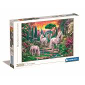 Clementoni puzzle 2000 el HQ Classical Garden Unicorns