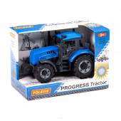 Polesie Traktor Progress inercyjny niebieski