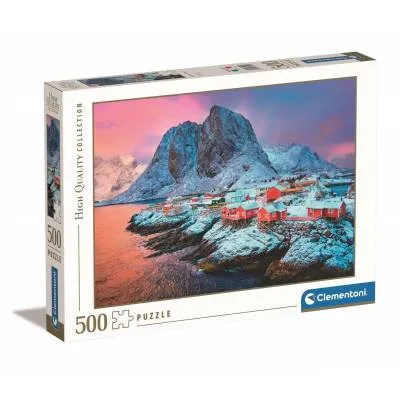 Clementoni puzzle 500 el HQ Hamnoy Village 