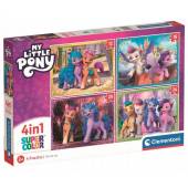 Clementoni puzzle 4w1 Super Kolor My Little Pony