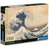 Puzzle Clementoni 1000 el Compact Museum Hokusai La Grande