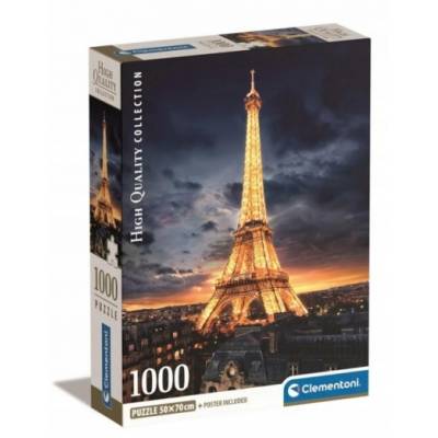 Clementoni puzzle 1000 el Compact Wieża Eiffla